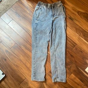High waisted mom jeans